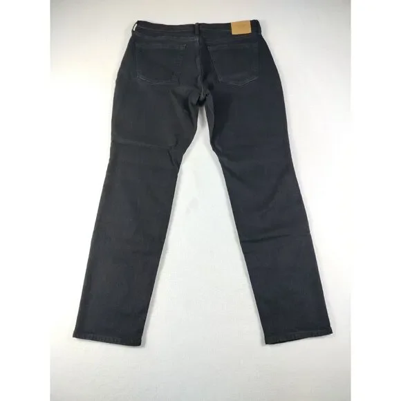 Abercrombie & Fitch Jeans Mens 34 Black‎ Athletic Slim Distressed Slow Fashion